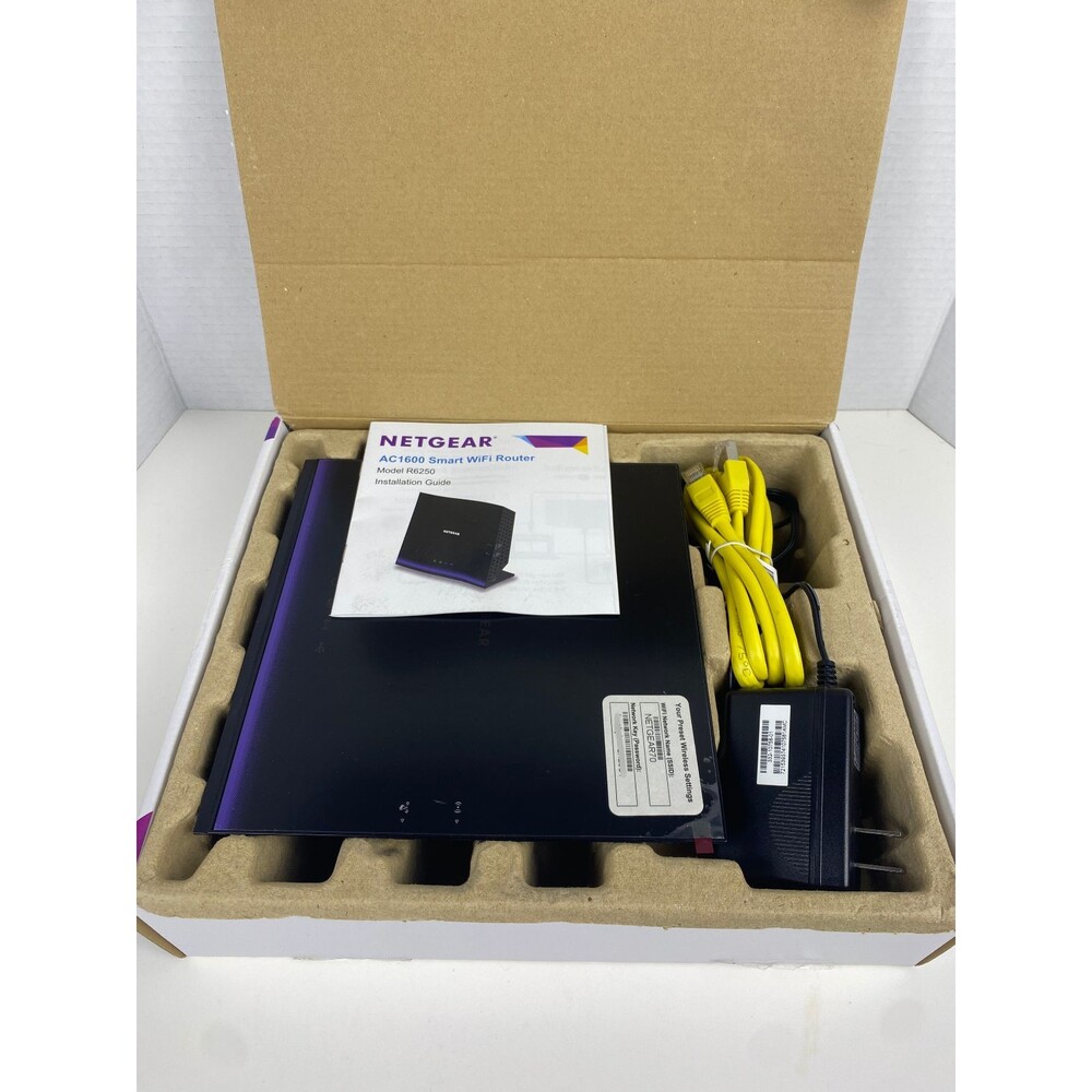 NETGEAR R6250-100NAS AC1600 Dual-Band Gigabit Smart WiFi Router - Picture 5 of 5